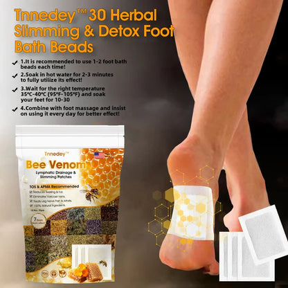 Bee Venom  Advanced Detox & Slim Foot Patch (Buy 1 Get 1) 🐝➕