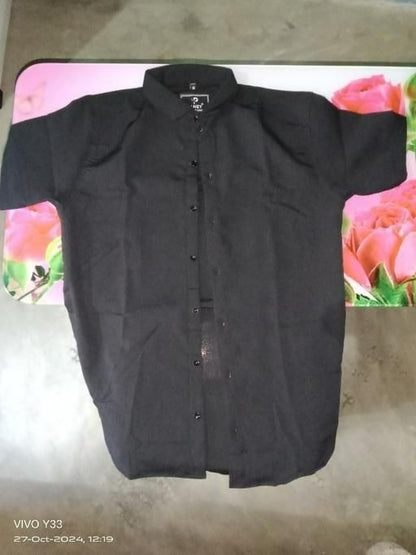 Men's Ice Silk Quick-Drying Shirt Black