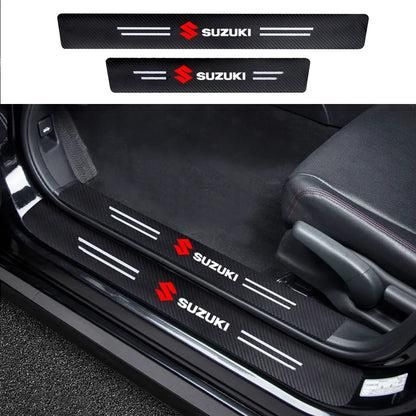 Emblaze - Carbon Fiber Door Sill Protector (Pack of 8)