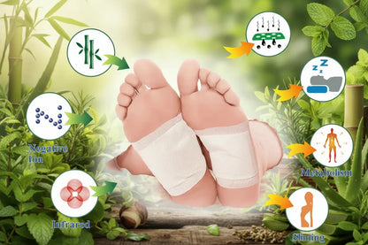 Premium Detox Foot Patch – Buy 15 Pads, Get 15 Pads Free 🎁 (Pack of 30) 🌿