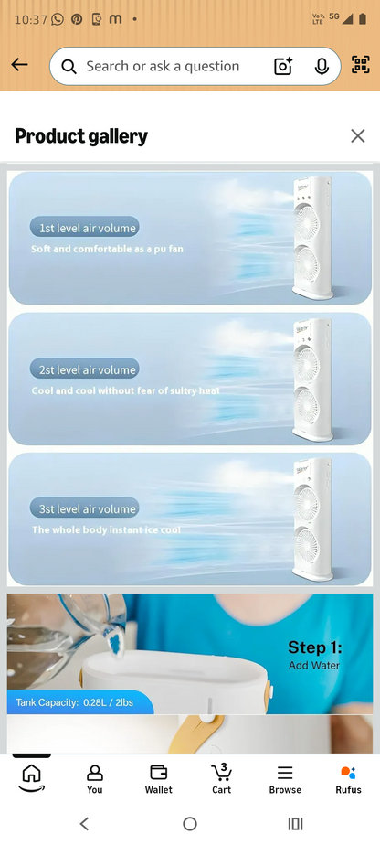 Mini air cooler